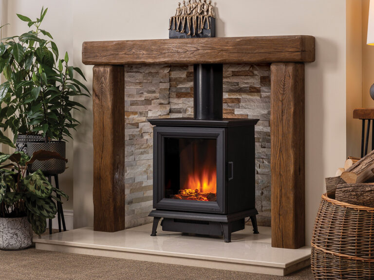 Beamish Fireplace Surround Aged Oak