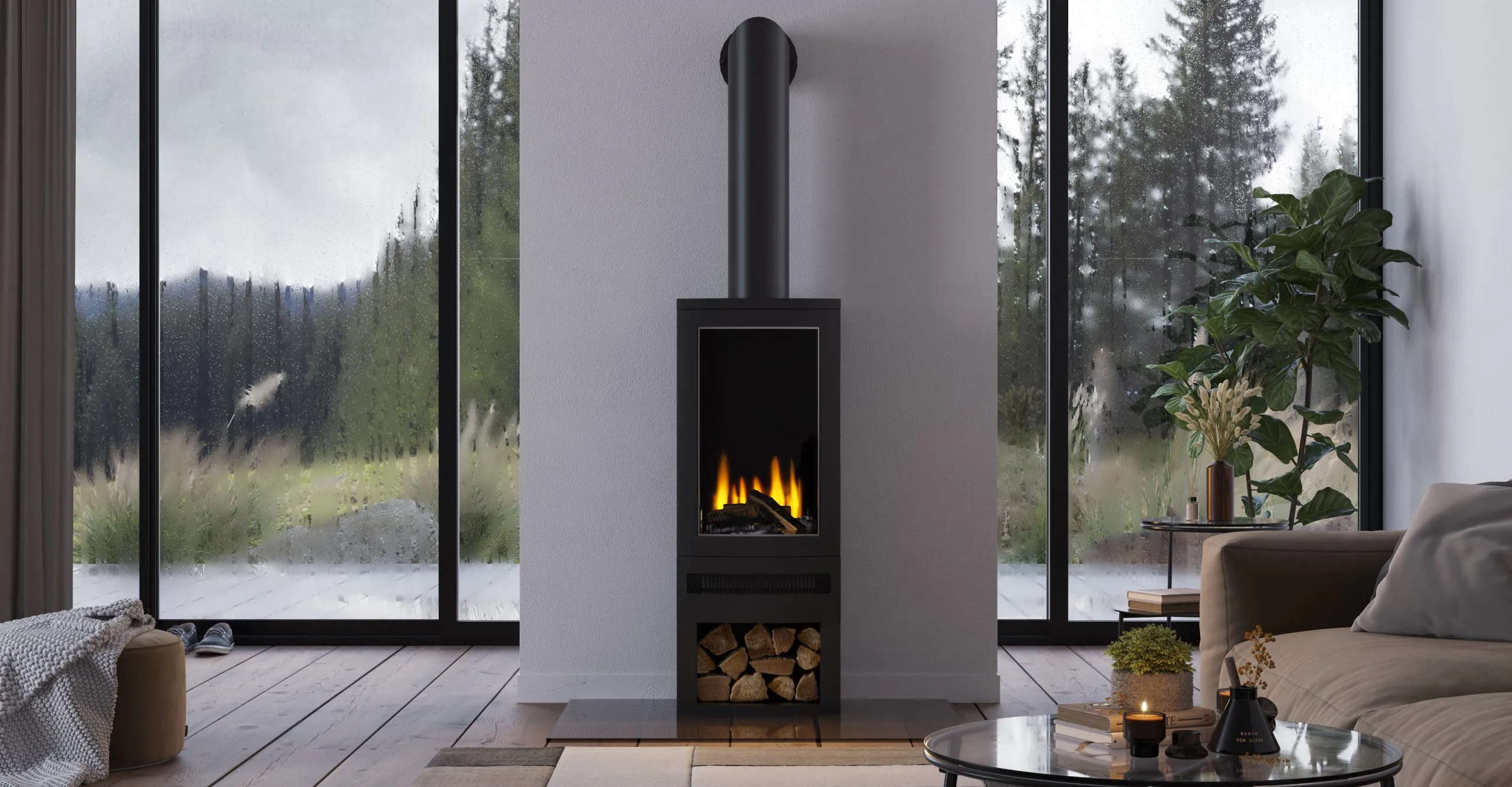 British Fires Bramshaw Electric Free Standing Stove 1